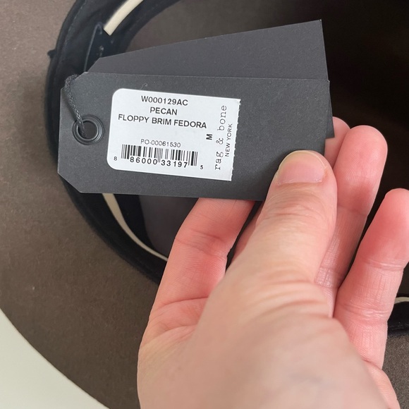 Rag & Bone Floppy Brim Fedora Wool Hat Size M - Picture 11 of 15